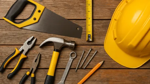 Категоря для онлайн інструментів і підрахуйок а взагалі на зображені каска молоток рулетка 